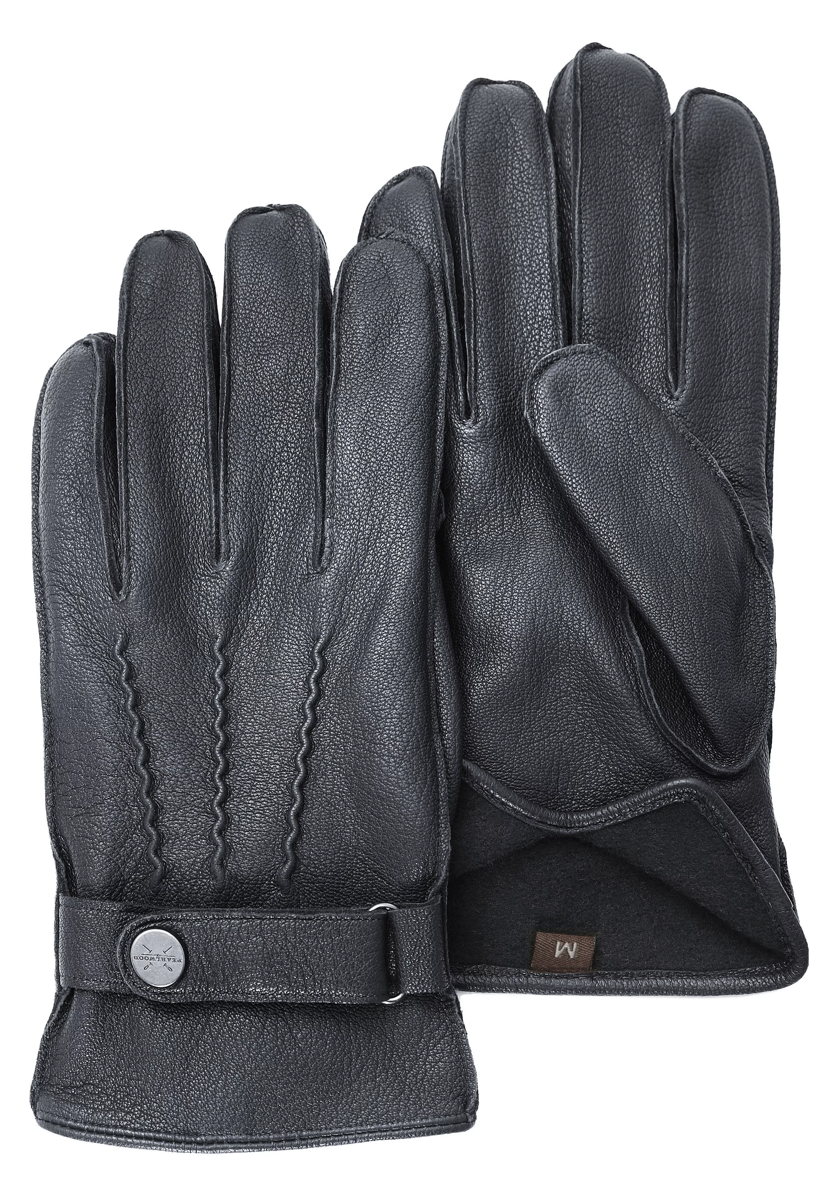PEARLWOOD Lederhandschuhe "Planar", Verstellbarer Lederriegel günstig online kaufen