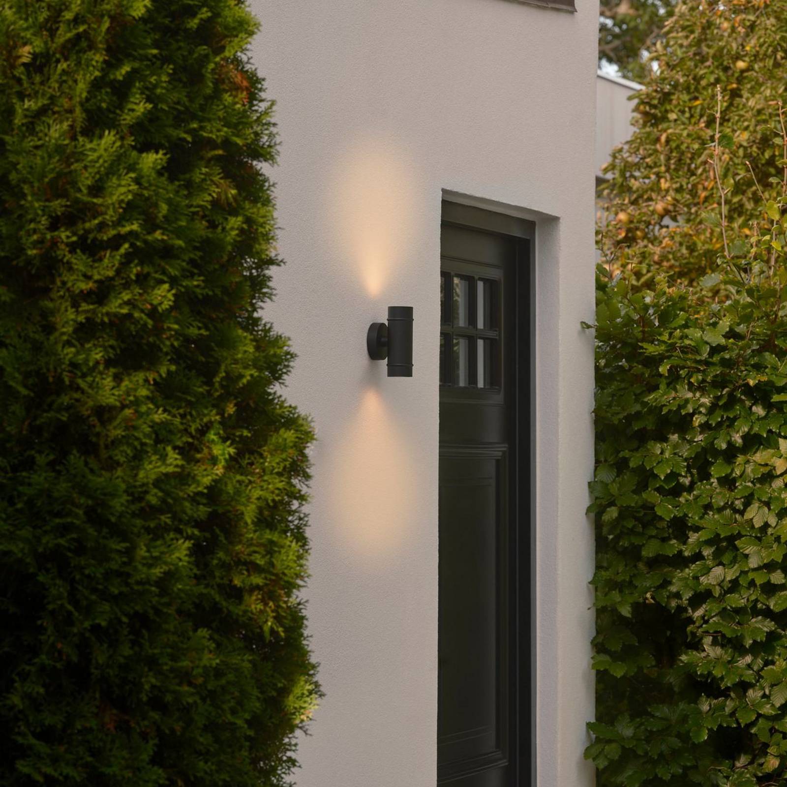 Außenwandleuchte Artilus, schwarz, Aluminium, IP54, up/down günstig online kaufen