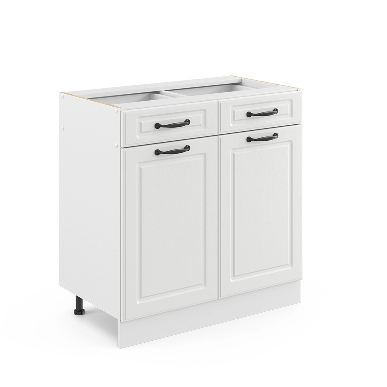 Vicco Unterschrank R-Line, Weiß Landhaus/Weiß, 80 günstig online kaufen