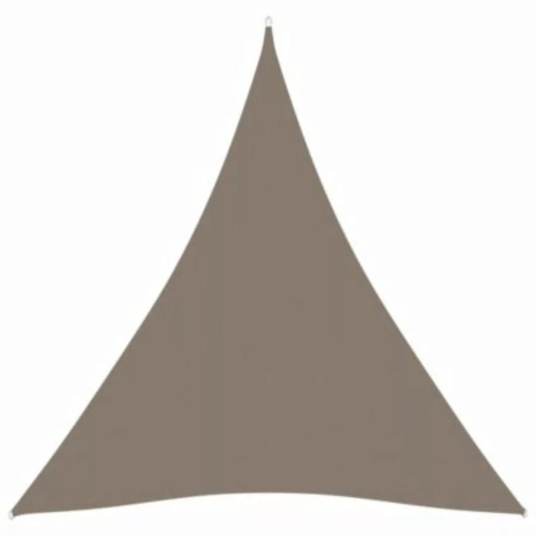 Sonnensegel Oxford-gewebe Dreieckig 5x5x5 M Taupe günstig online kaufen