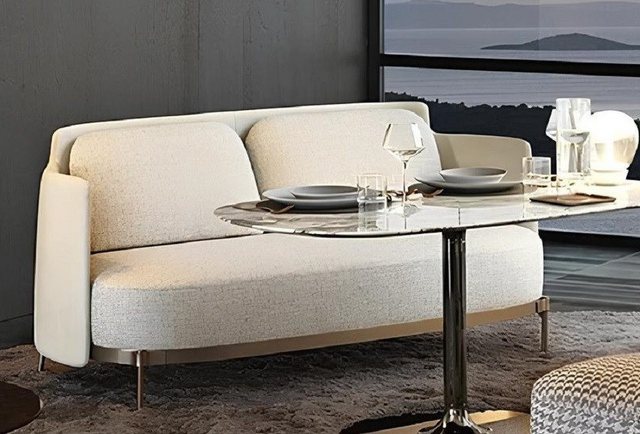 Xlmoebel Sofa Italienisches Design 3-Sitzer Sofa Polstermöbel Lounge Club C günstig online kaufen