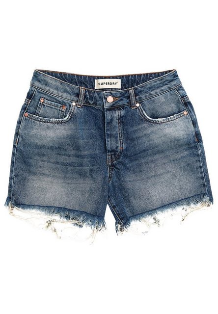 Superdry Shorts Superdry Shorts Damen DENIM MID LENGTH SHORT Mid Indigo Vin günstig online kaufen