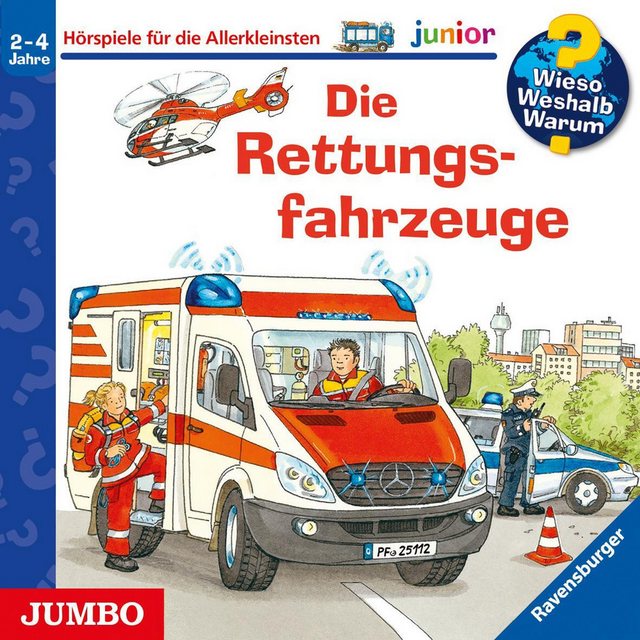 JUMBO Verlag Hörspiel Wieso? Weshalb? Warum? - junior. Die Rettungsfahrzeug günstig online kaufen