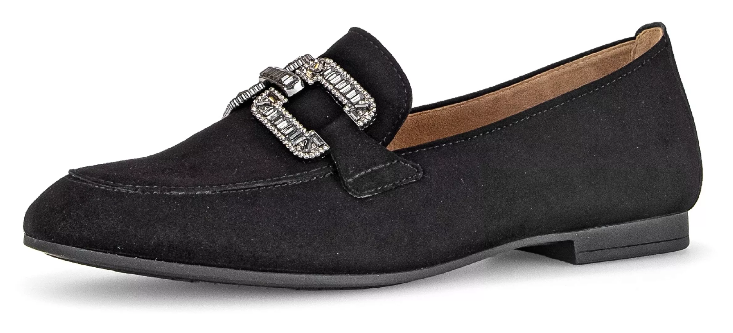 Gabor Loafer, Slipper, Festtagsschuh, Schlupfschuh mit edlem Schmuckelement günstig online kaufen