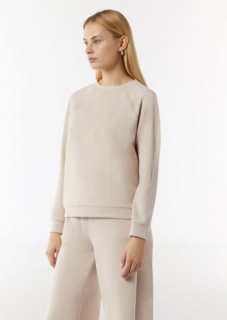 Comma Sweatshirt Basic (1-tlg) langarm, runder Ausschnitt, Regular Fit, Mod günstig online kaufen