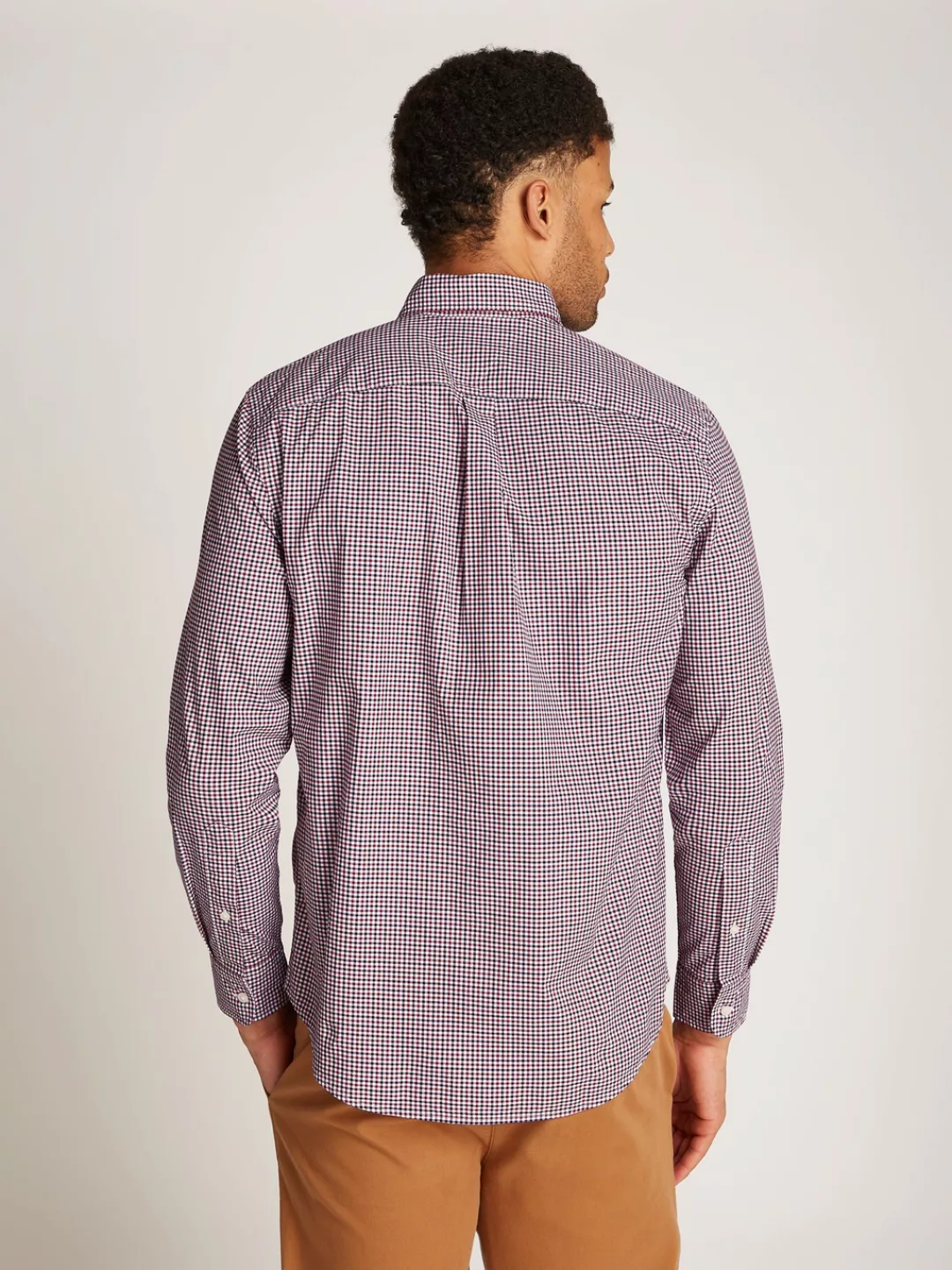 Tommy Hilfiger Businesshemd FLEX POPLIN GINGHAM RF SHIRT mit Karomuster günstig online kaufen