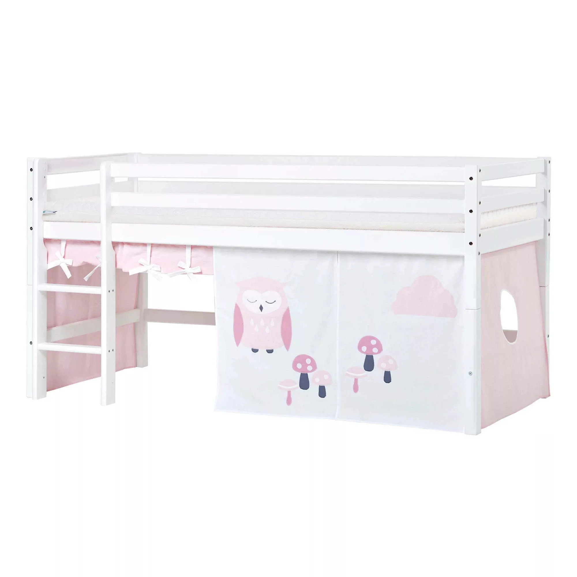 Hoppekids Hochbett "ECO Dream, Kinderbett, Spielbett, Halbhohes Bett aus Ma günstig online kaufen