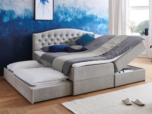 ATLANTIC home collection Boxspringbett "Lotte", mit Topper, Bettkasten und günstig online kaufen