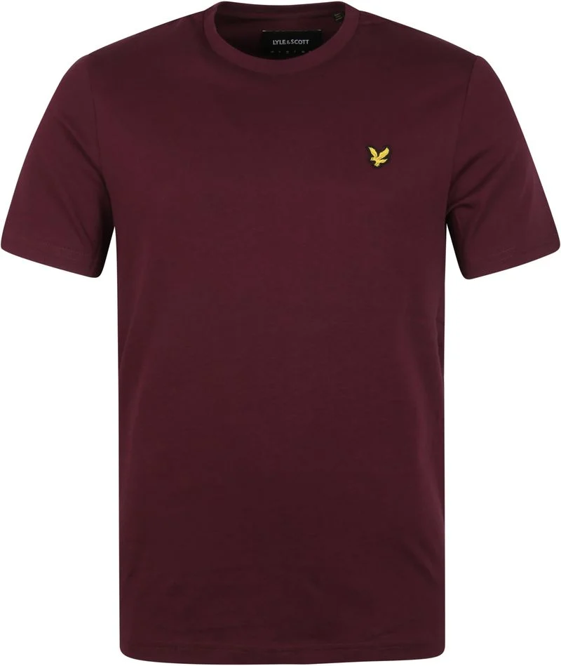 Lyle and Scott T-shirt Burgundy - Größe XL günstig online kaufen