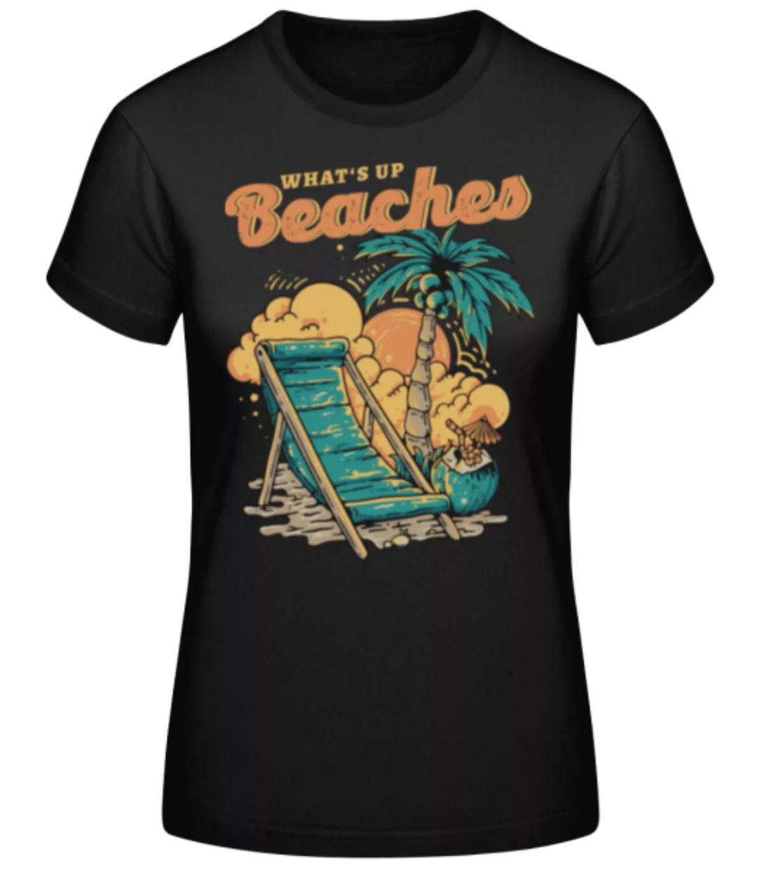 Whats Up Beaches · Frauen Basic T-Shirt günstig online kaufen