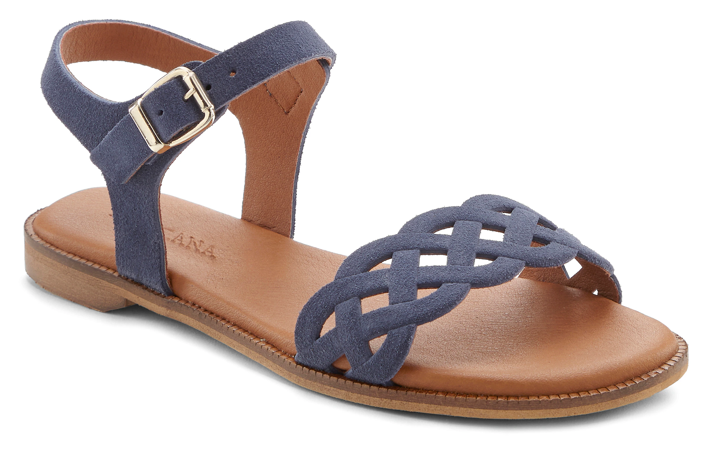LASCANA Sandale "Sommerschuh", Sandalette, Sommerschuh aus Leder mit Cut-Ou günstig online kaufen
