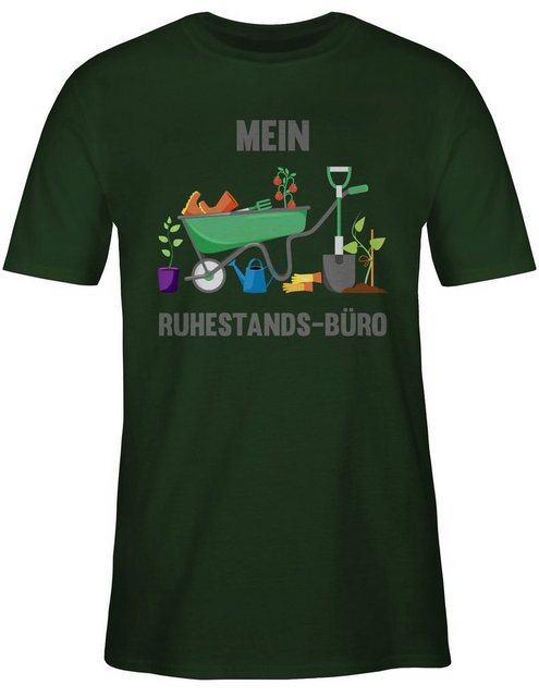 Shirtracer T-Shirt Mein Ruhestands-Büro - Garten Gartenarbeit Gärtnern Hobb günstig online kaufen