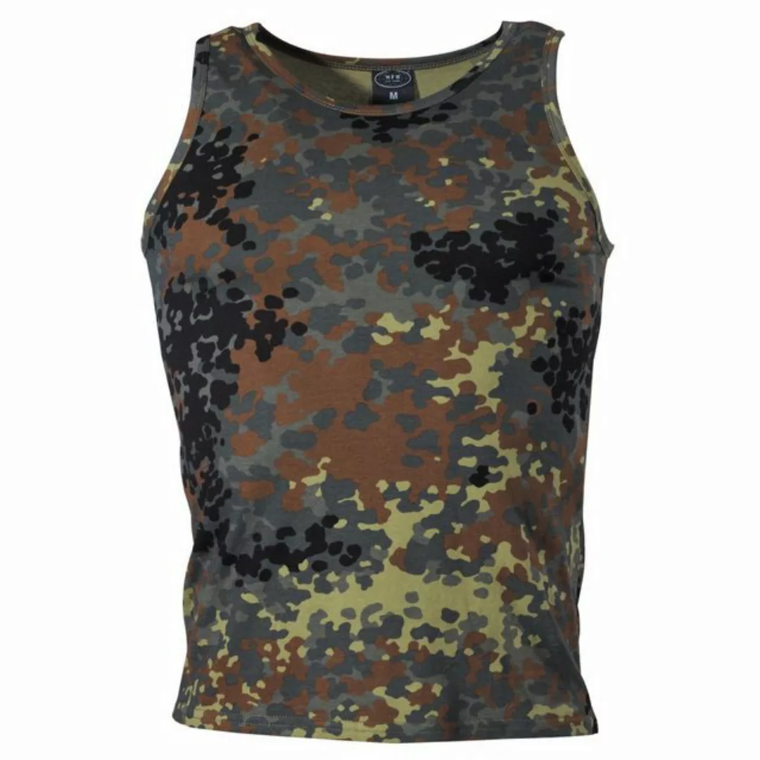 MFH T-Shirt Outdoor Tarn Tank-Top, flecktarn, 170 g/m² XXL günstig online kaufen