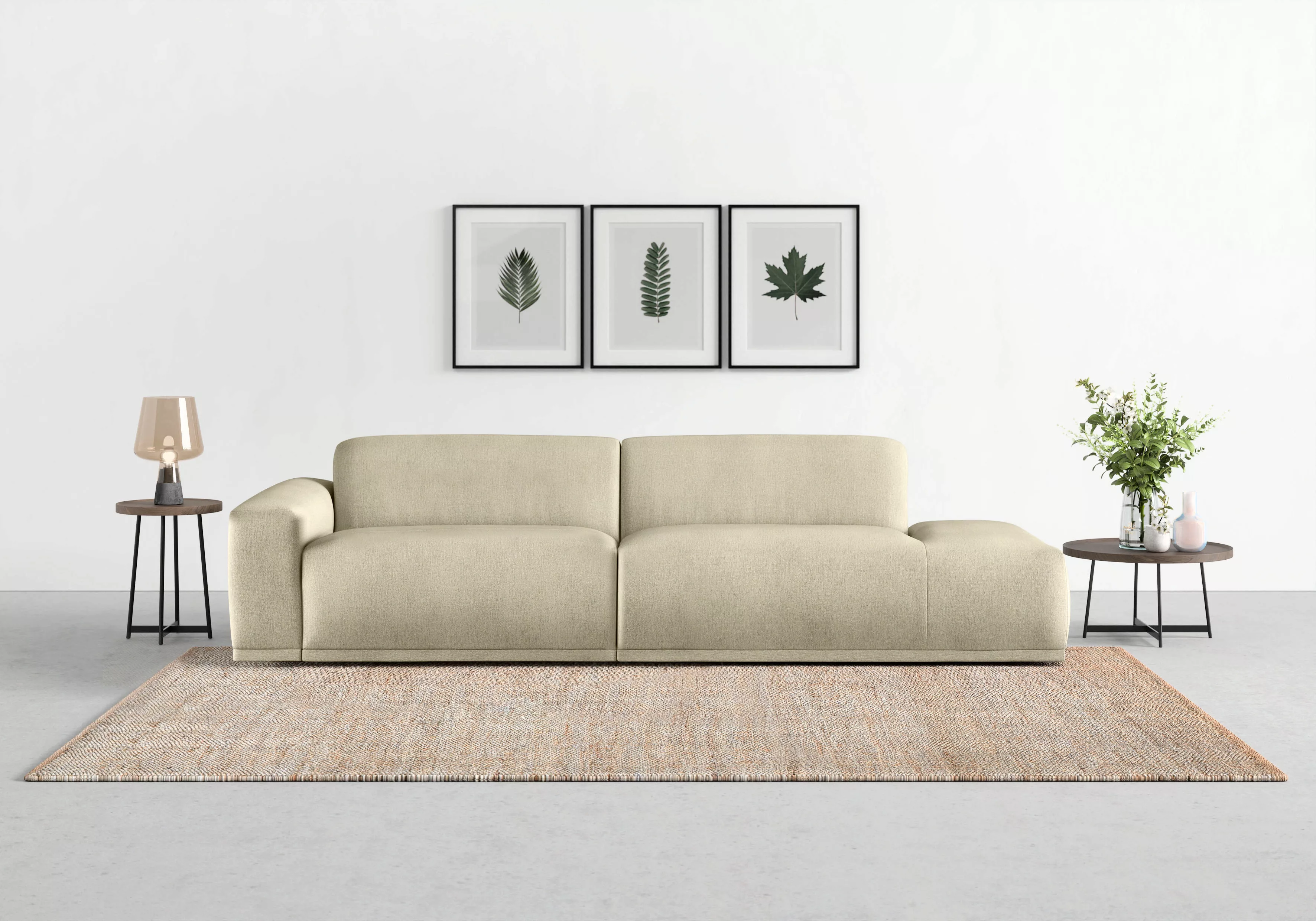 TRENDMANUFAKTUR Big-Sofa "Braga, mit hochwertigem Kaltschaum, Megasofa, in günstig online kaufen