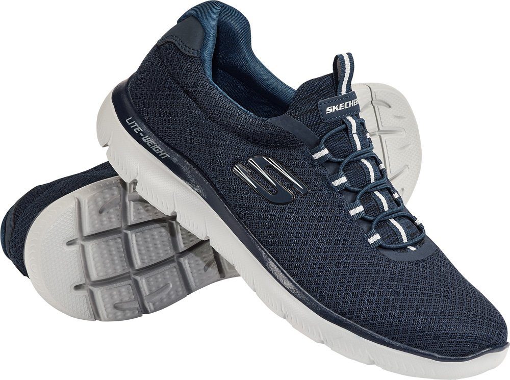 Skechers Slip-On Sneaker aus Flachstrick-Mesh mit günstig online kaufen