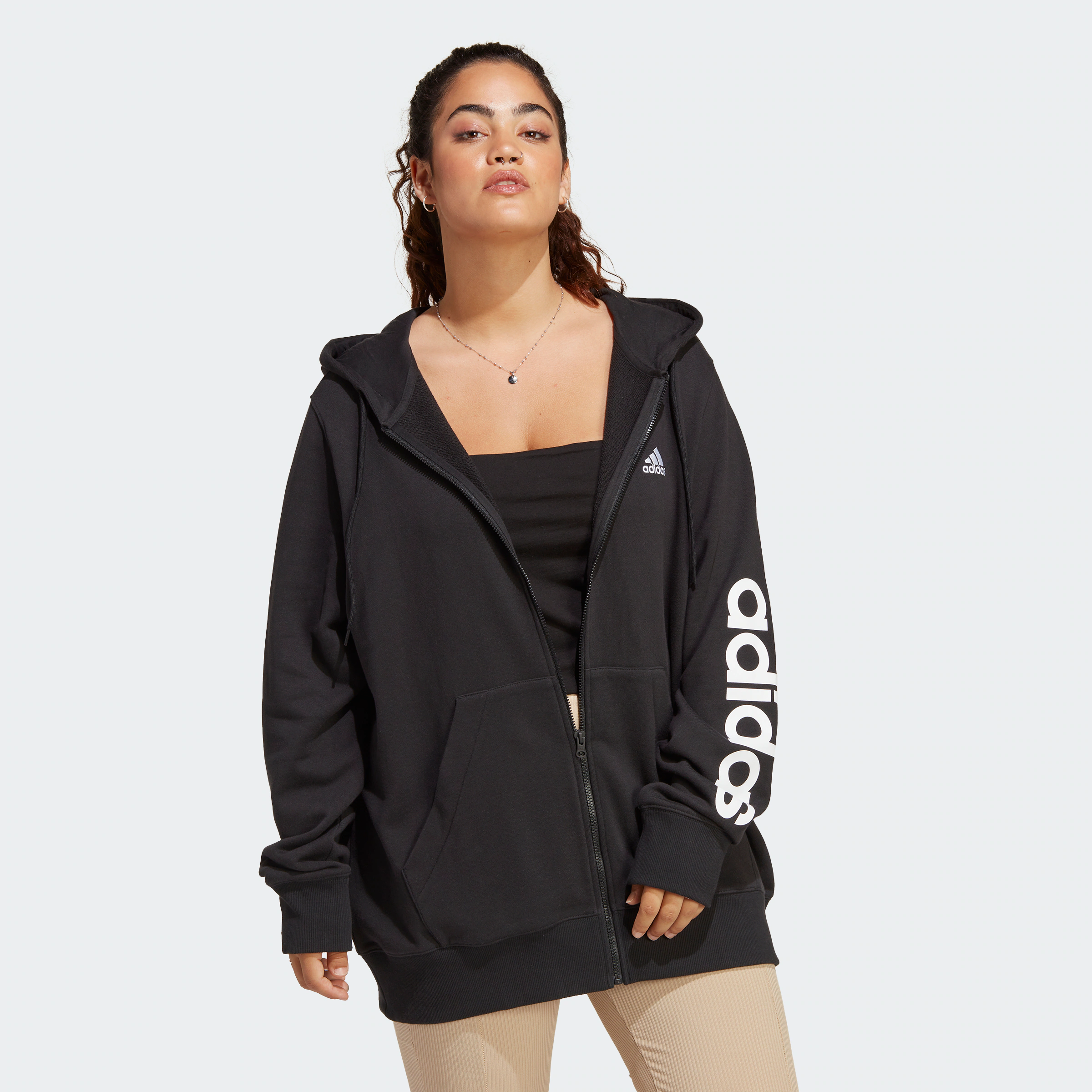 adidas Sportswear Kapuzensweatjacke "W INLIN FT FZHD" günstig online kaufen