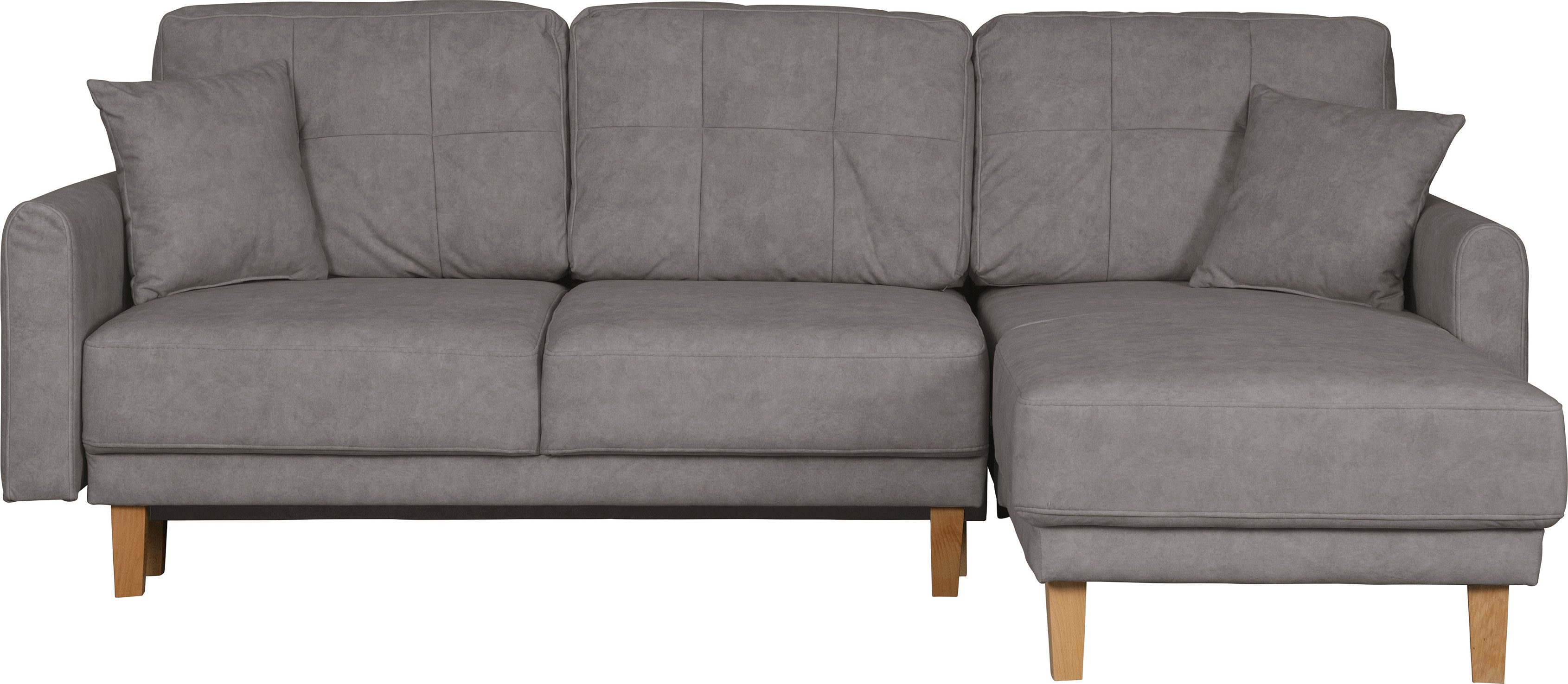 Home affaire Ecksofa "TRIPLO optionale Schlafsofa mit Bettkasten, Maße B/T/ günstig online kaufen