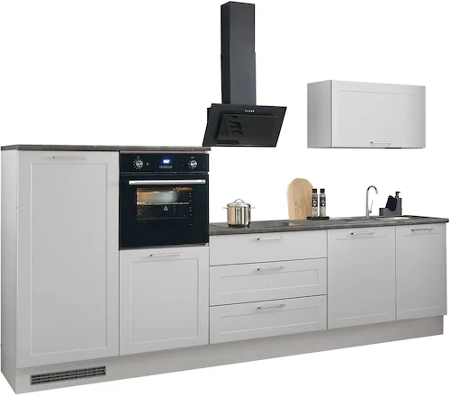 BASIC by Balculina Küchenzeile "Marsi", Breite 320 cm, höhenverstellbare Fü günstig online kaufen