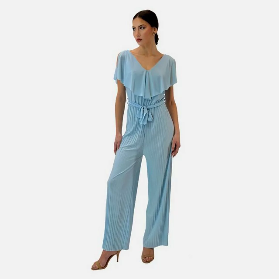 Elara Jumpsuit Elara Damen Jumpsuit V-Schnitt (1-tlg) günstig online kaufen