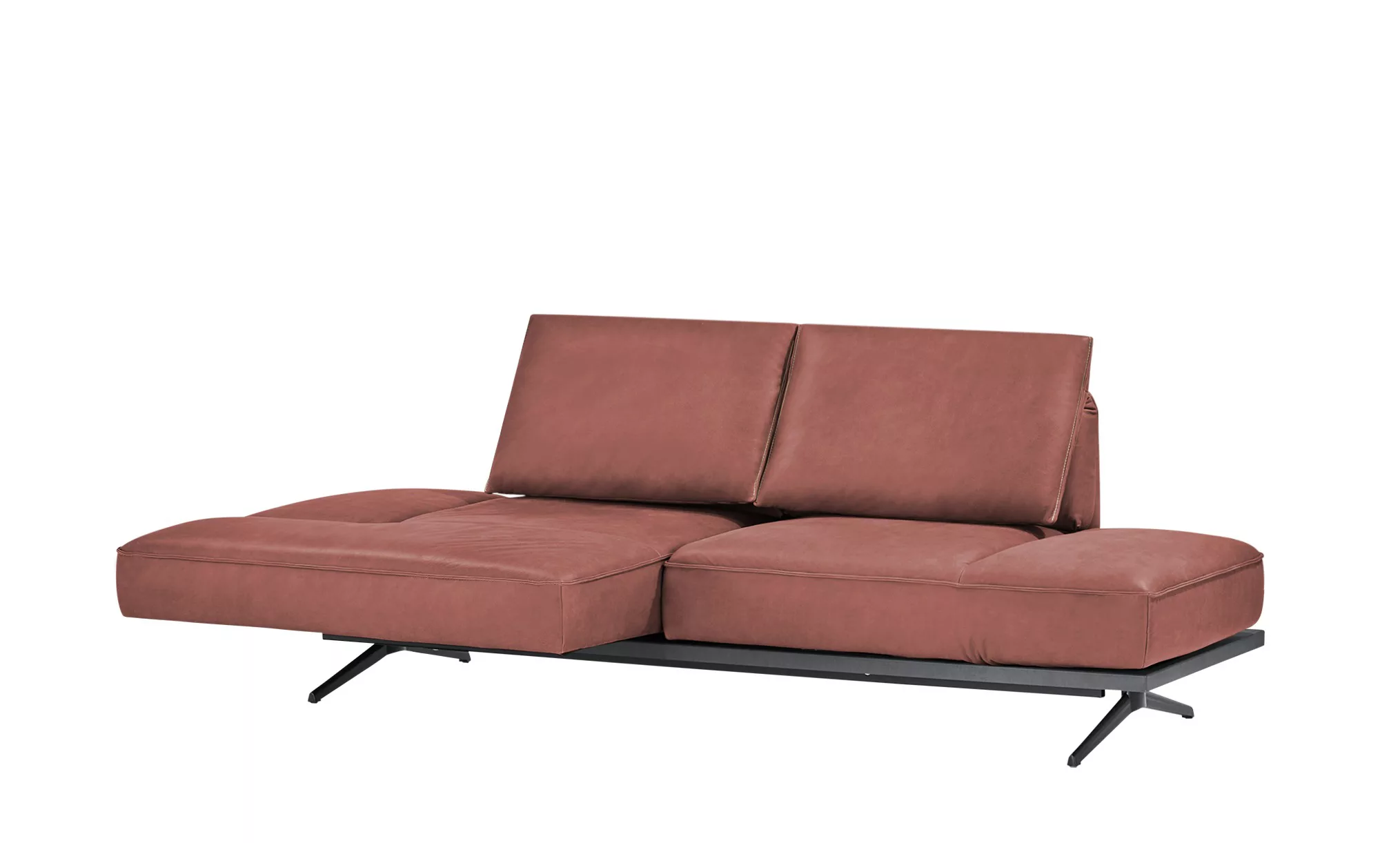 KOINOR Liegensofa  Phoenix ¦ rot ¦ Maße (cm): B: 240 H: 87 T: 132.0 Polster günstig online kaufen