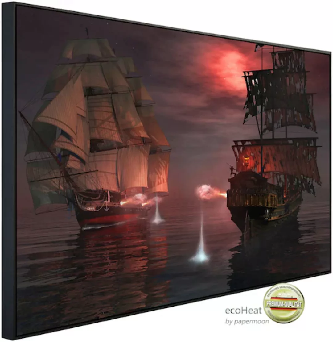 Papermoon Infrarotheizung »Piraten Seeschlacht«, sehr angenehme Strahlungsw günstig online kaufen