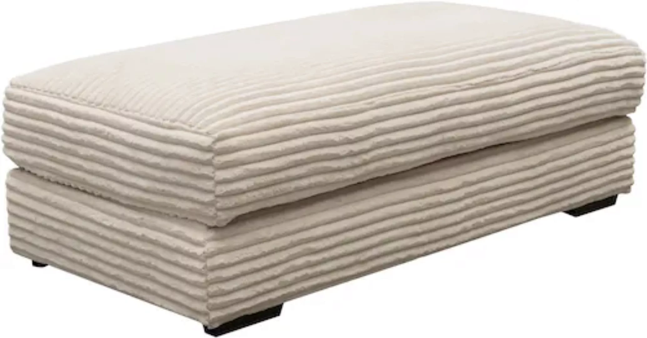 WERK2 Hocker »Eden«, Design Hocker in Cord mit besonders weichem Sitzkomfor günstig online kaufen