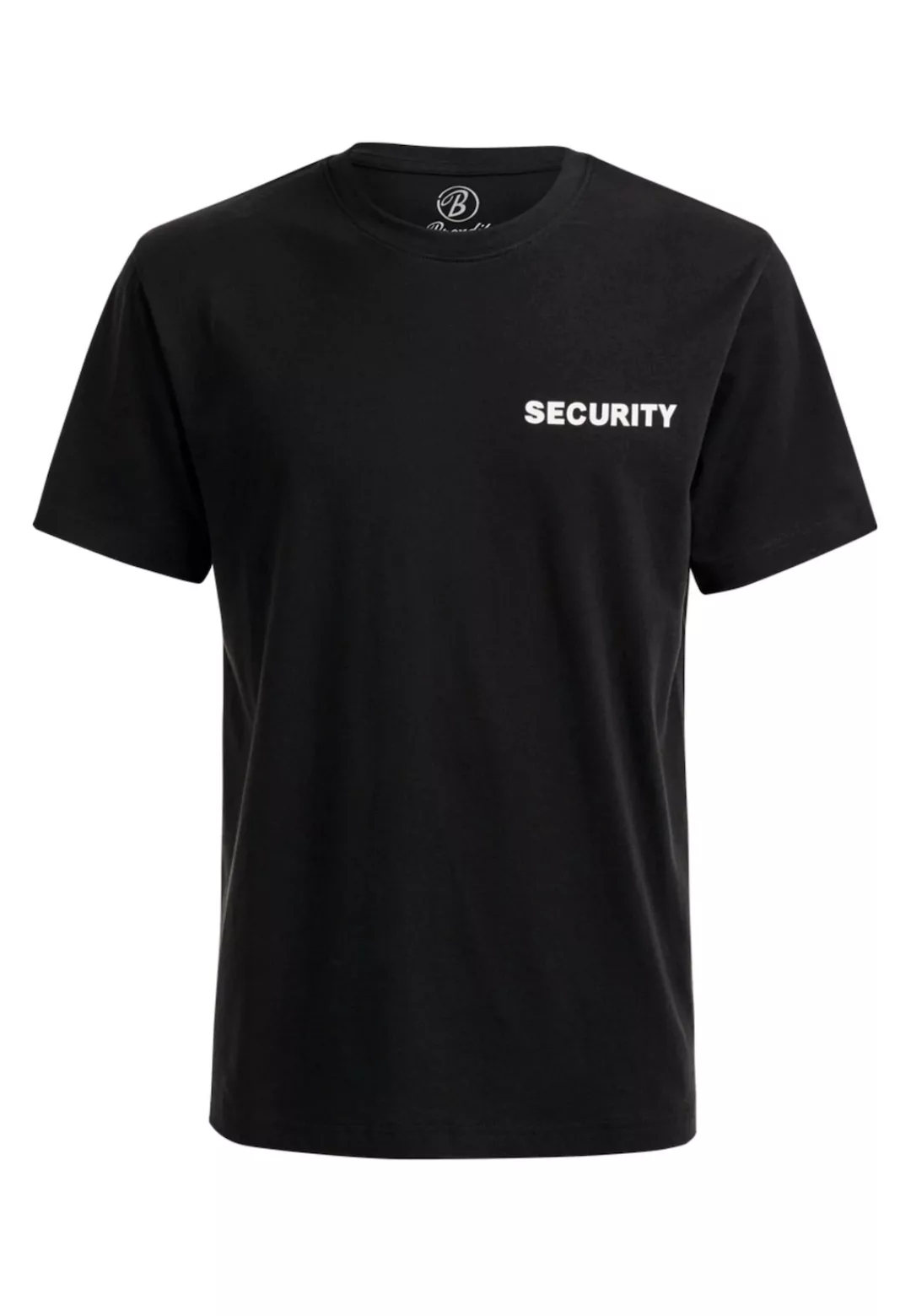 Brandit T-Shirt Brandit Security T-Shirt mit Aufschrift günstig online kaufen