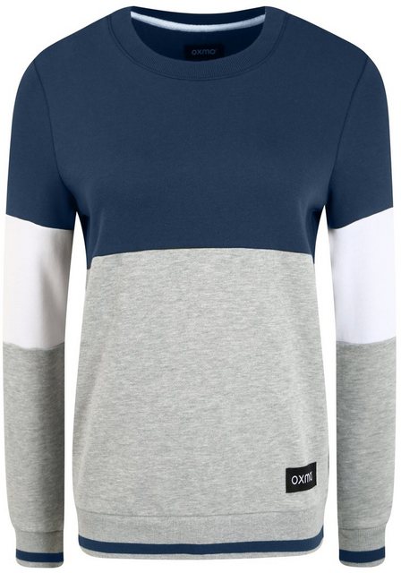 OXMO Hoodie OXOmaya Sportlicher Sweatpullover mit kontrastreichem Muster günstig online kaufen