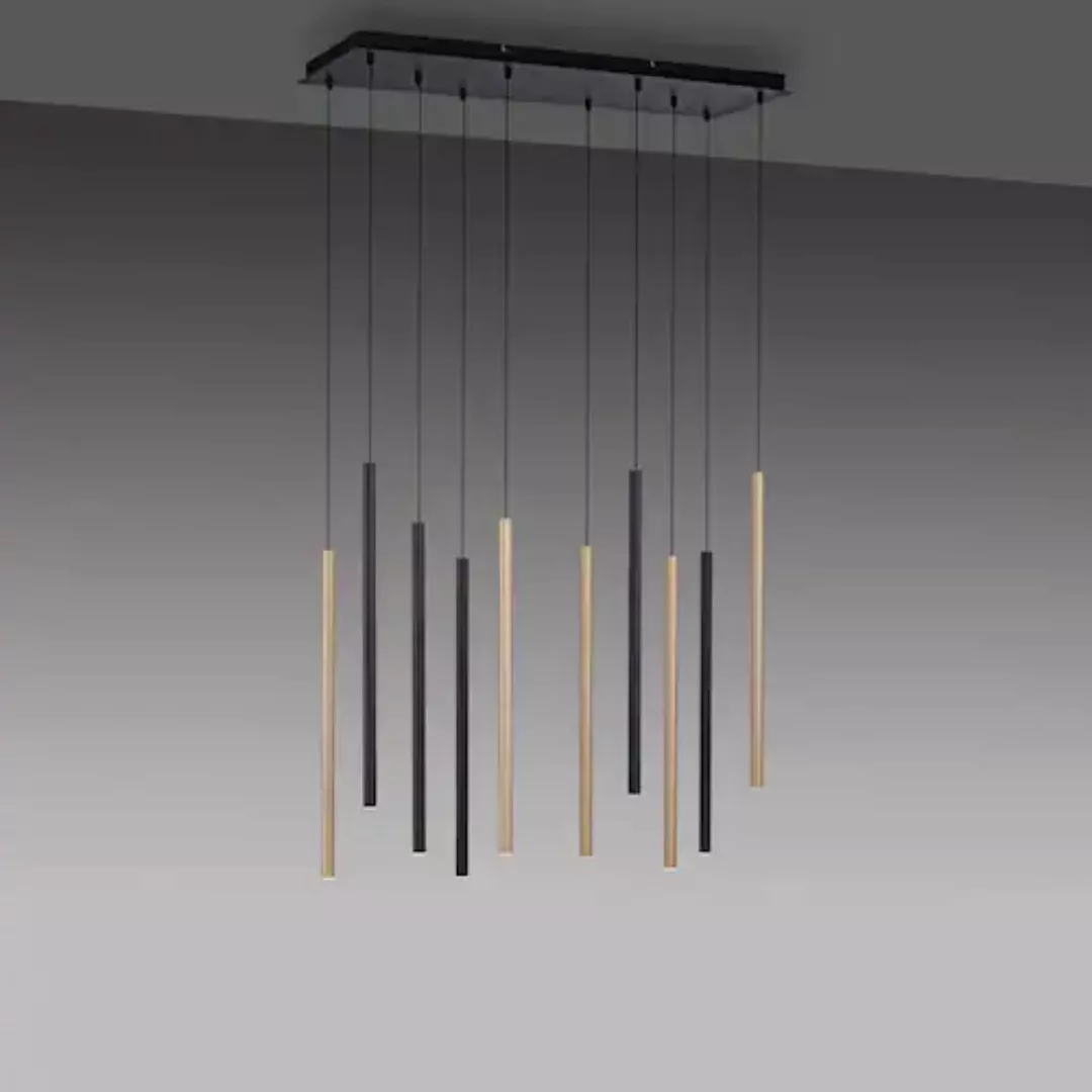 Paul Neuhaus Pendelleuchte »FLUTE«, 10 flammig, Leuchtmittel LED-Board   LE günstig online kaufen