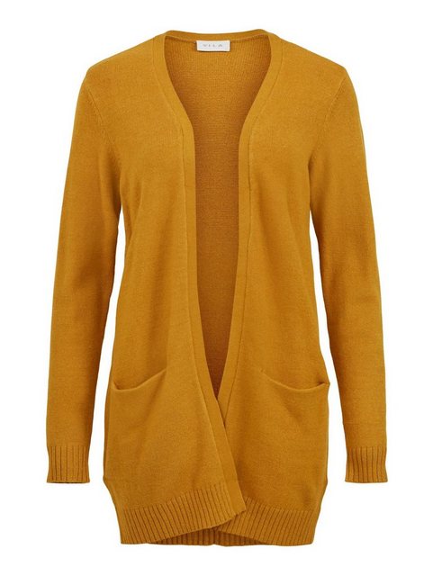 Vila Cardigan Feinstrick Basic Cardigan Stretch mit Taschen VIRIL 4597 in B günstig online kaufen