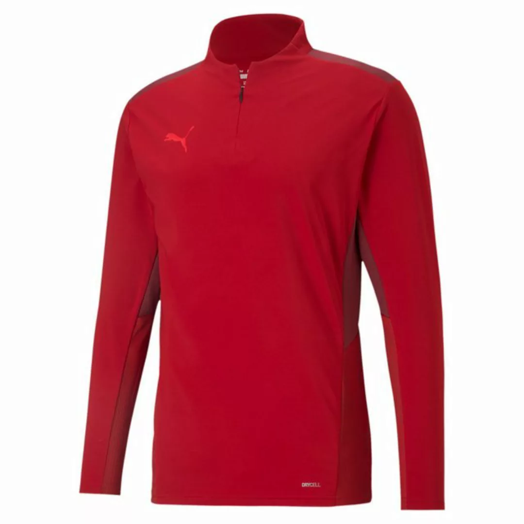 PUMA Langarmshirt Puma Herren Langarmshirt teamCUP 1/4 Zip Top 656728 günstig online kaufen