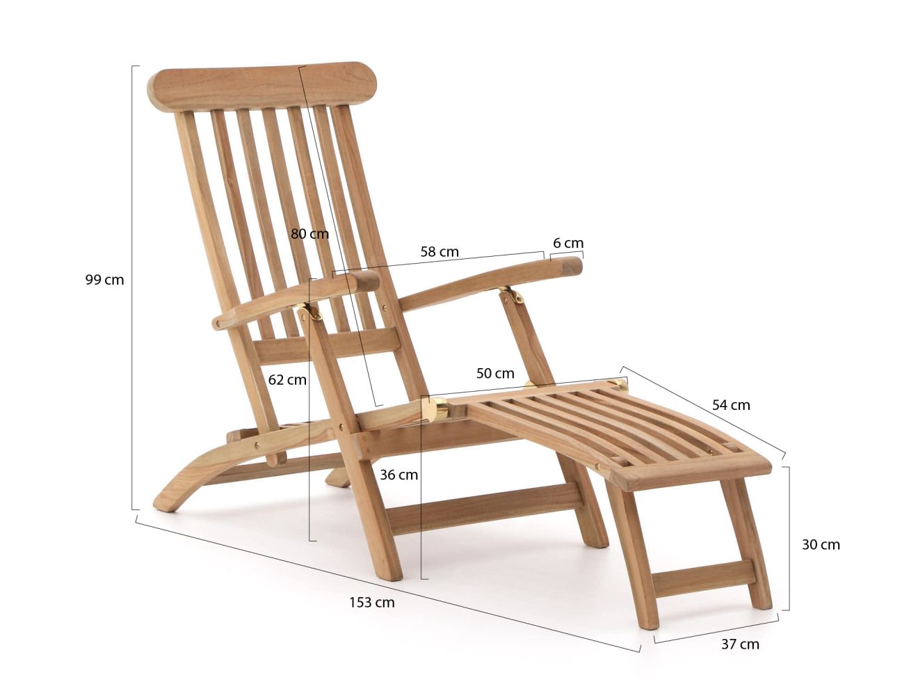 Sunyard Country/Wales 60 cm Deckchair-Set 3-teilig günstig online kaufen