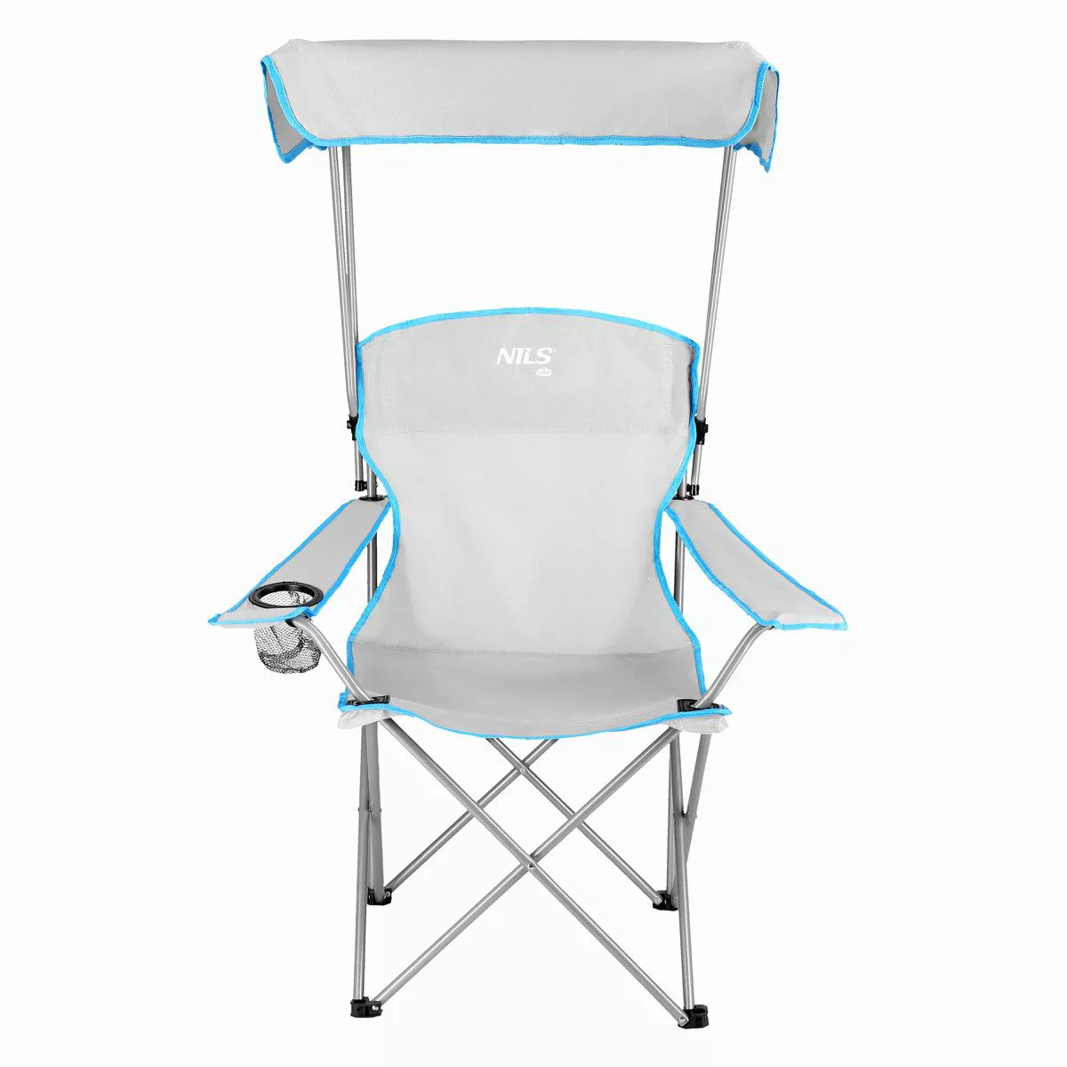Redfink Gartenstuhl GRAU CAMPINGSTUHL MIT SONNENSCHUTZ günstig online kaufen