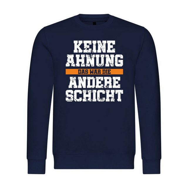 deinshirt Rundhalspullover Herren Sweatshirt KEINE AHNUNG das war die ander günstig online kaufen