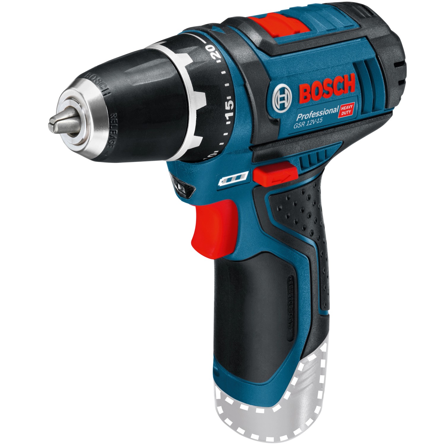 Bosch Professional Akku-Bohrschrauber GSR 12V-15 C Solo günstig online kaufen