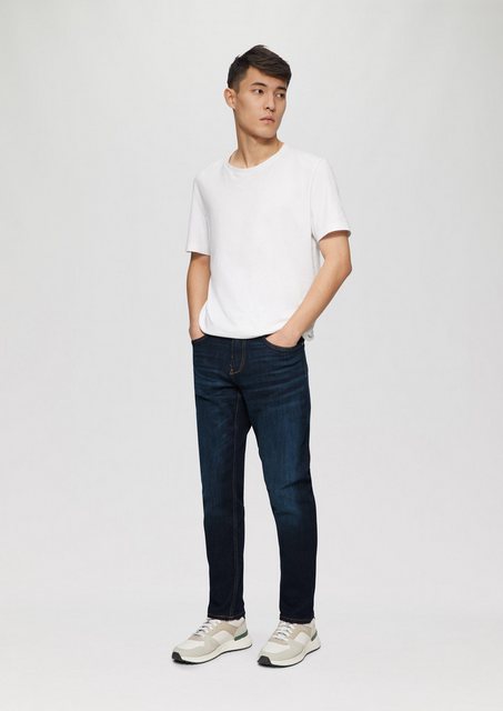 s.Oliver Stoffhose Jeans Nelio / Slim Fit / Mid Rise / Slim Leg Garment Dye günstig online kaufen