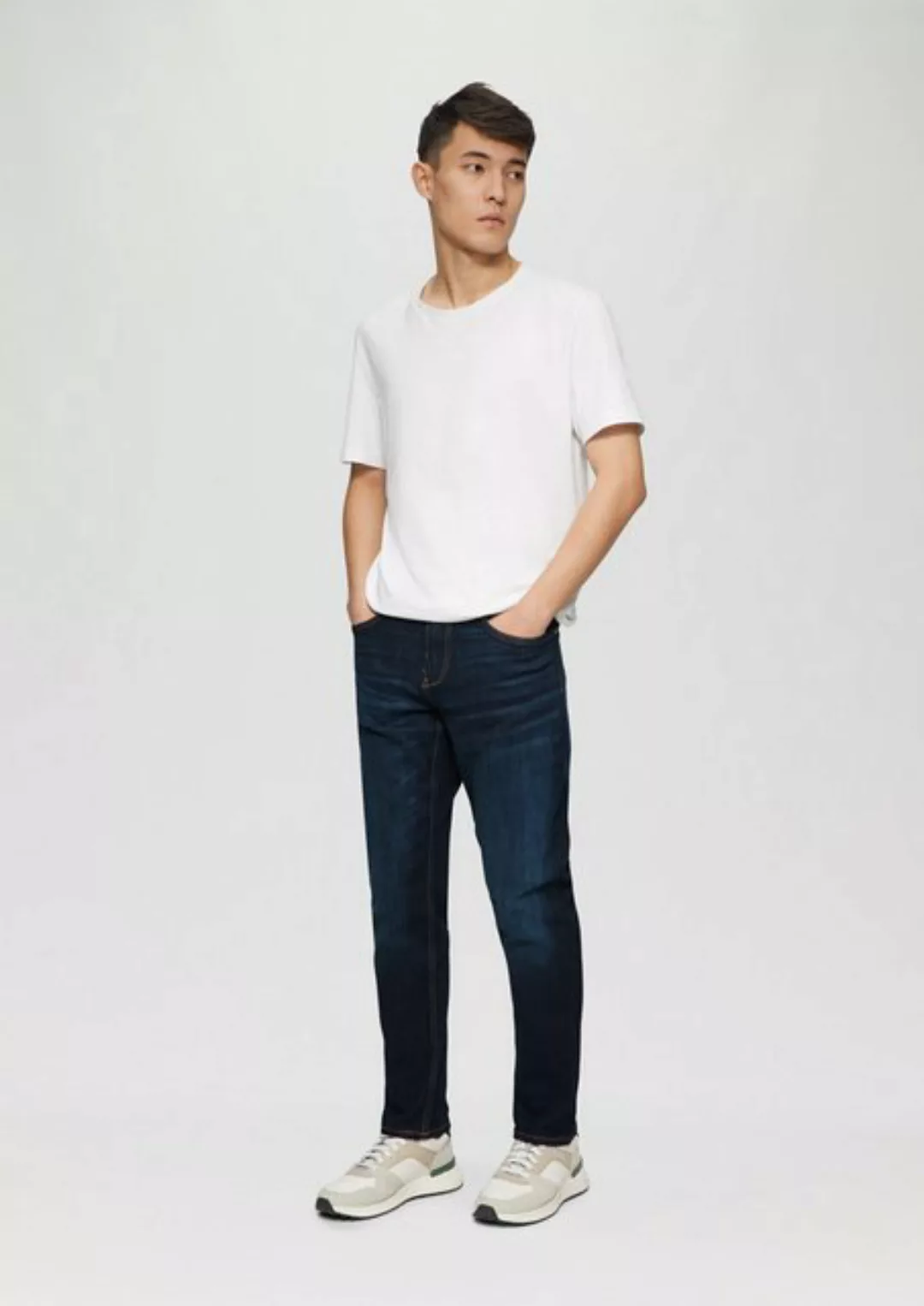 s.Oliver Stoffhose Jeans Nelio / Slim Fit / Mid Rise / Slim Leg Garment Dye günstig online kaufen