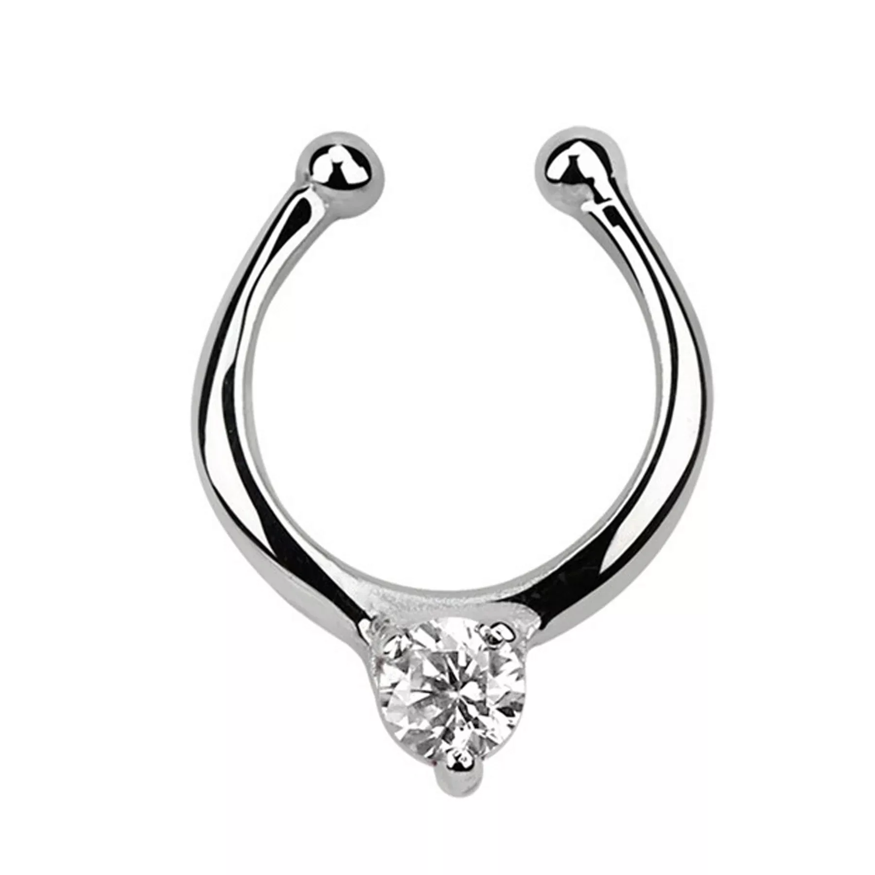 Adelia´s Nasenpiercing "Piercing  Nasenpiercing", Klemmring aus 925 Silber günstig online kaufen