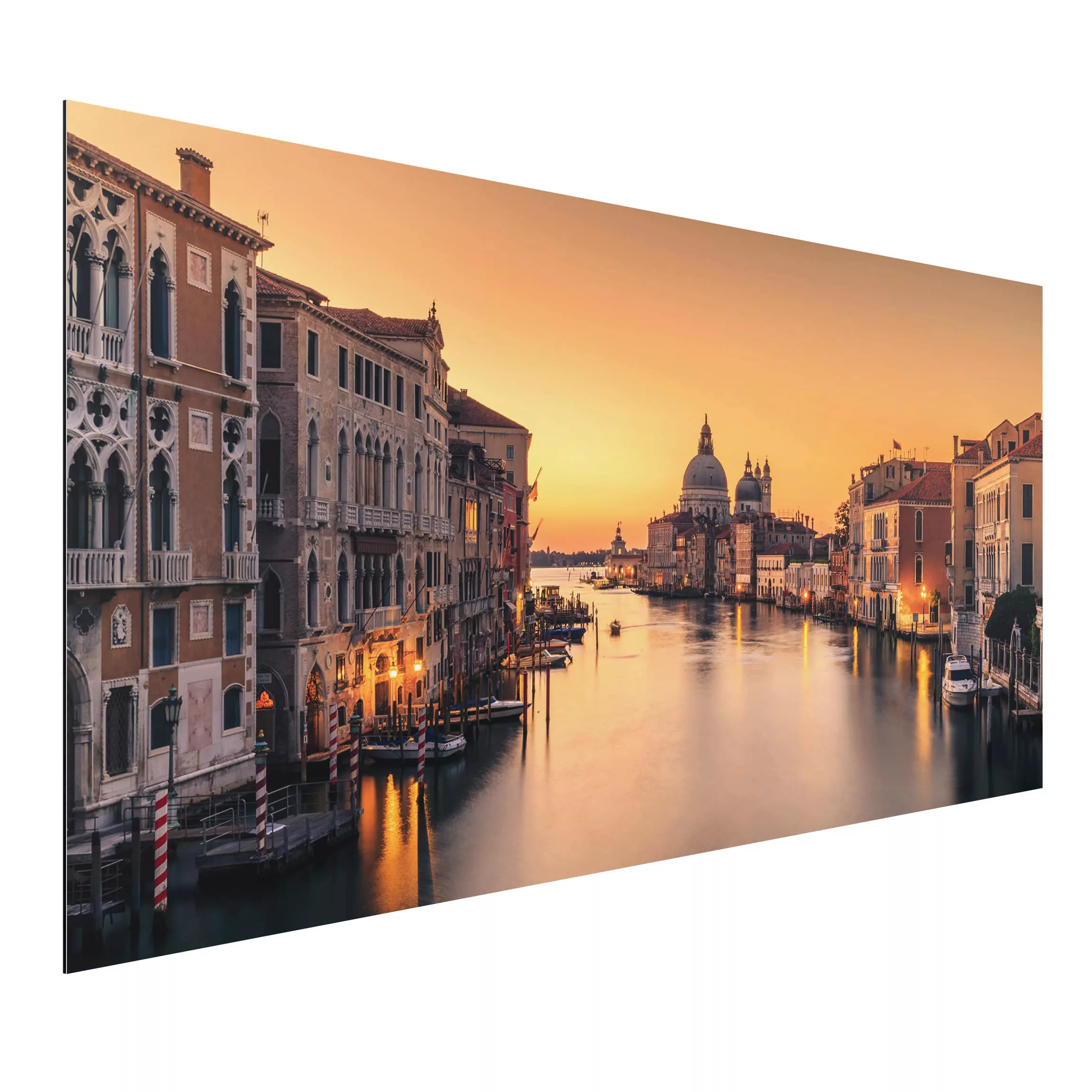 Alu-Dibond Bild Architekur & Skyline - Querformat Goldenes Venedig günstig online kaufen
