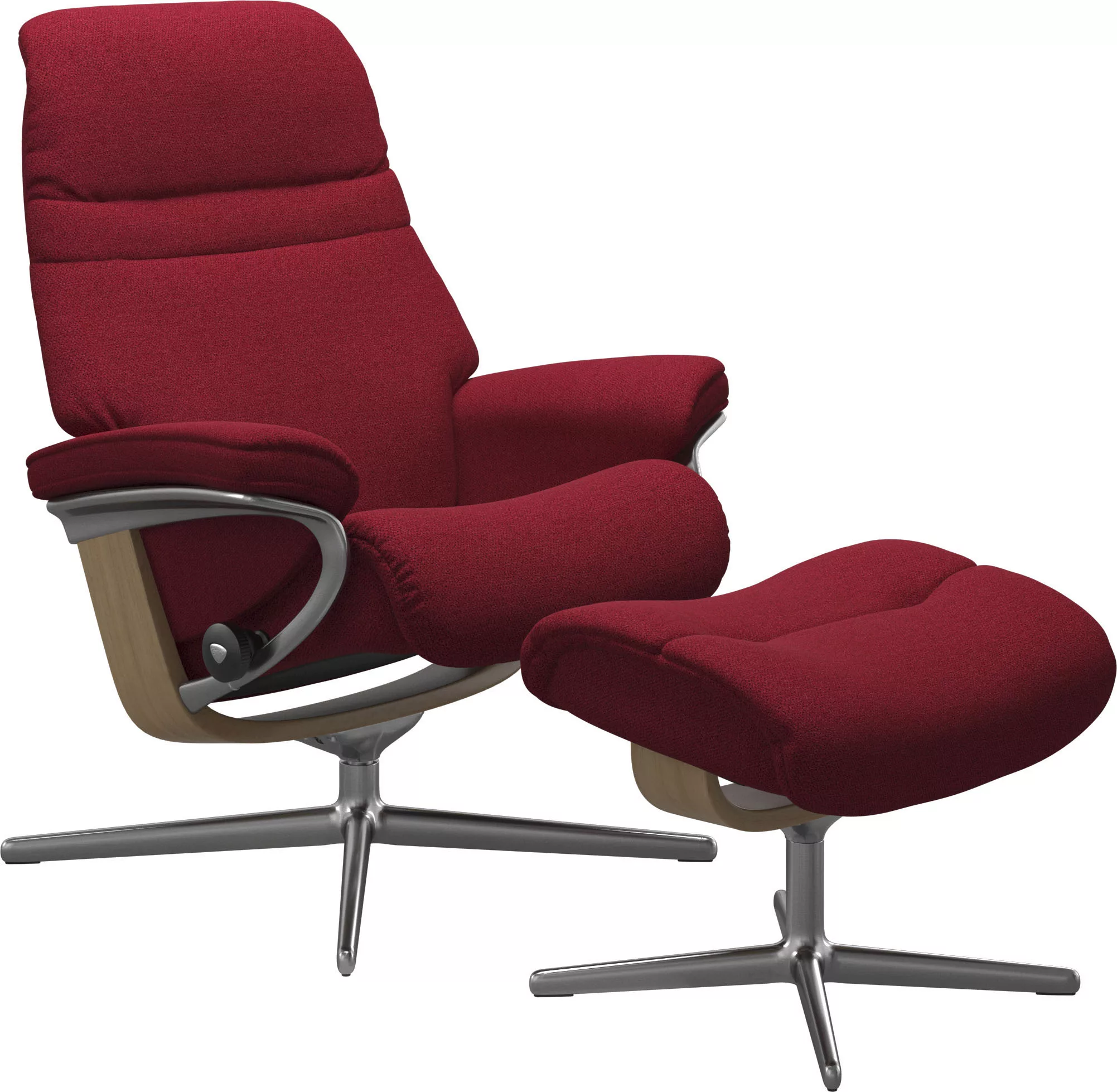 Stressless Fußhocker "Sunrise", mit Cross Base, Größe S, M & L, Holzakzent günstig online kaufen