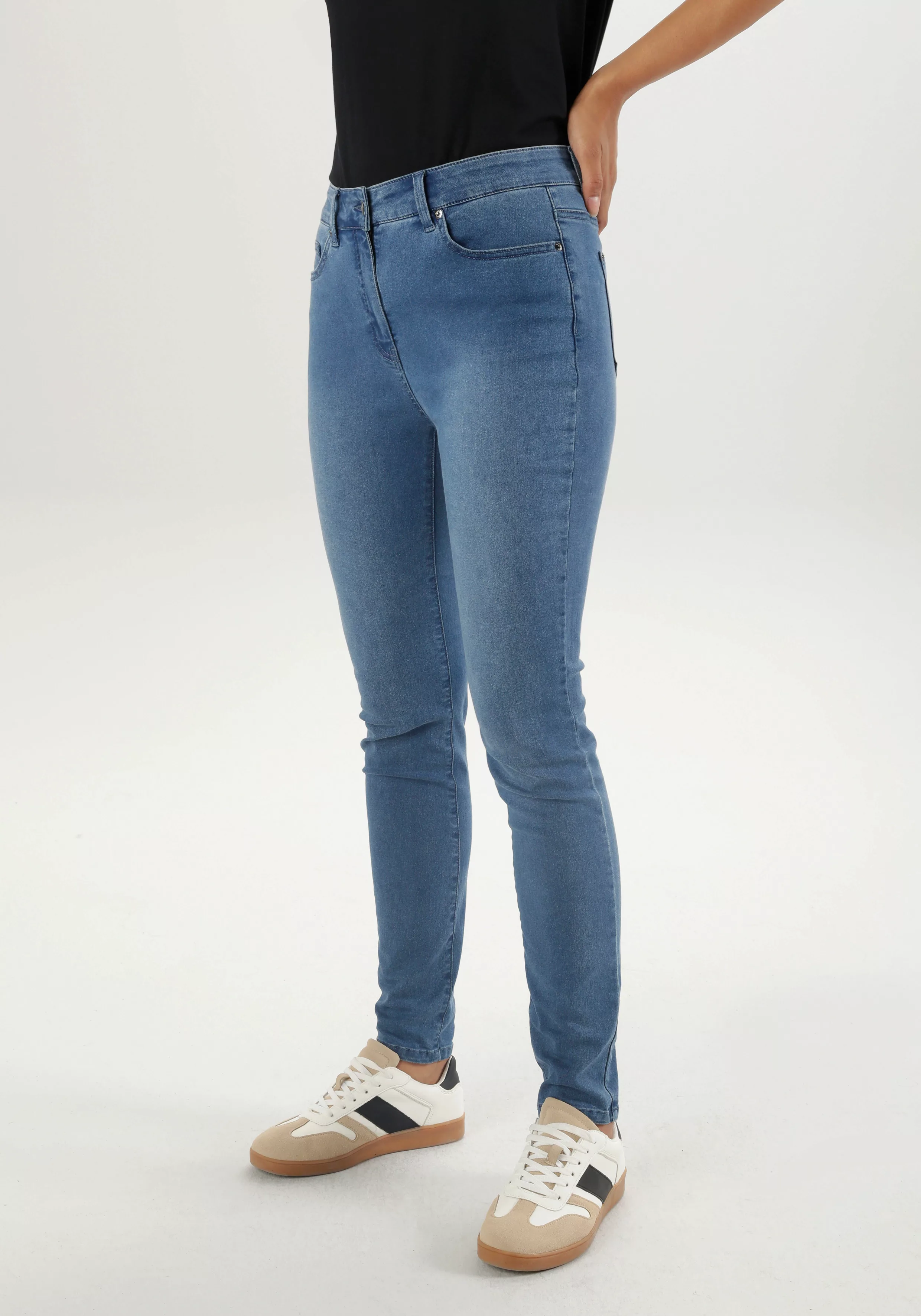 Aniston SELECTED Skinny-fit-Jeans, normal waist - NEUE KOLLEKTION günstig online kaufen