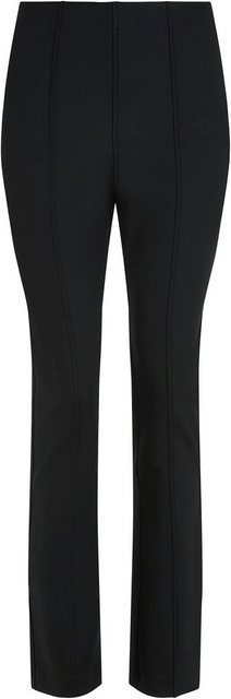 Tommy Hilfiger Strickhose SLIM ELEVATED KNITTED PANT mit Metall-Markenlabel günstig online kaufen