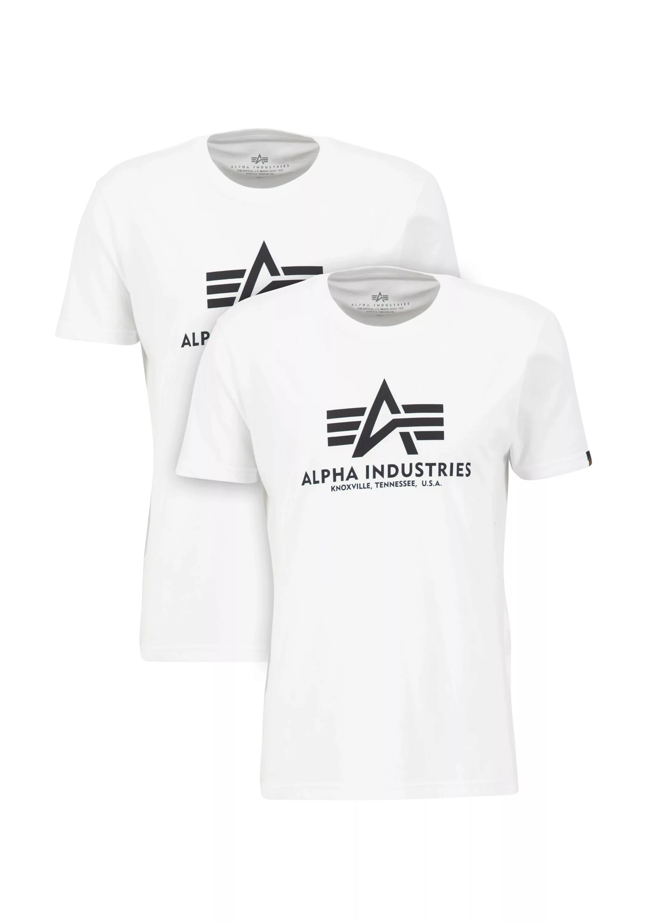 Alpha Industries T-Shirt "Alpha Industries Men - T-Shirts Basic T-Shirt 2 P günstig online kaufen