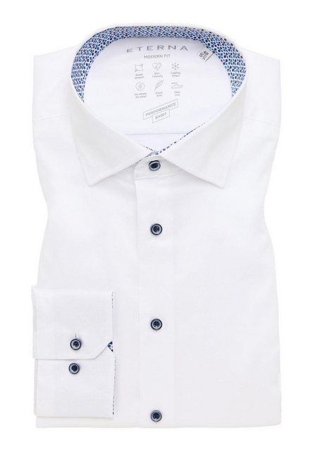 Eterna Blusenshirt Hemd 4084 X14K, weiss günstig online kaufen