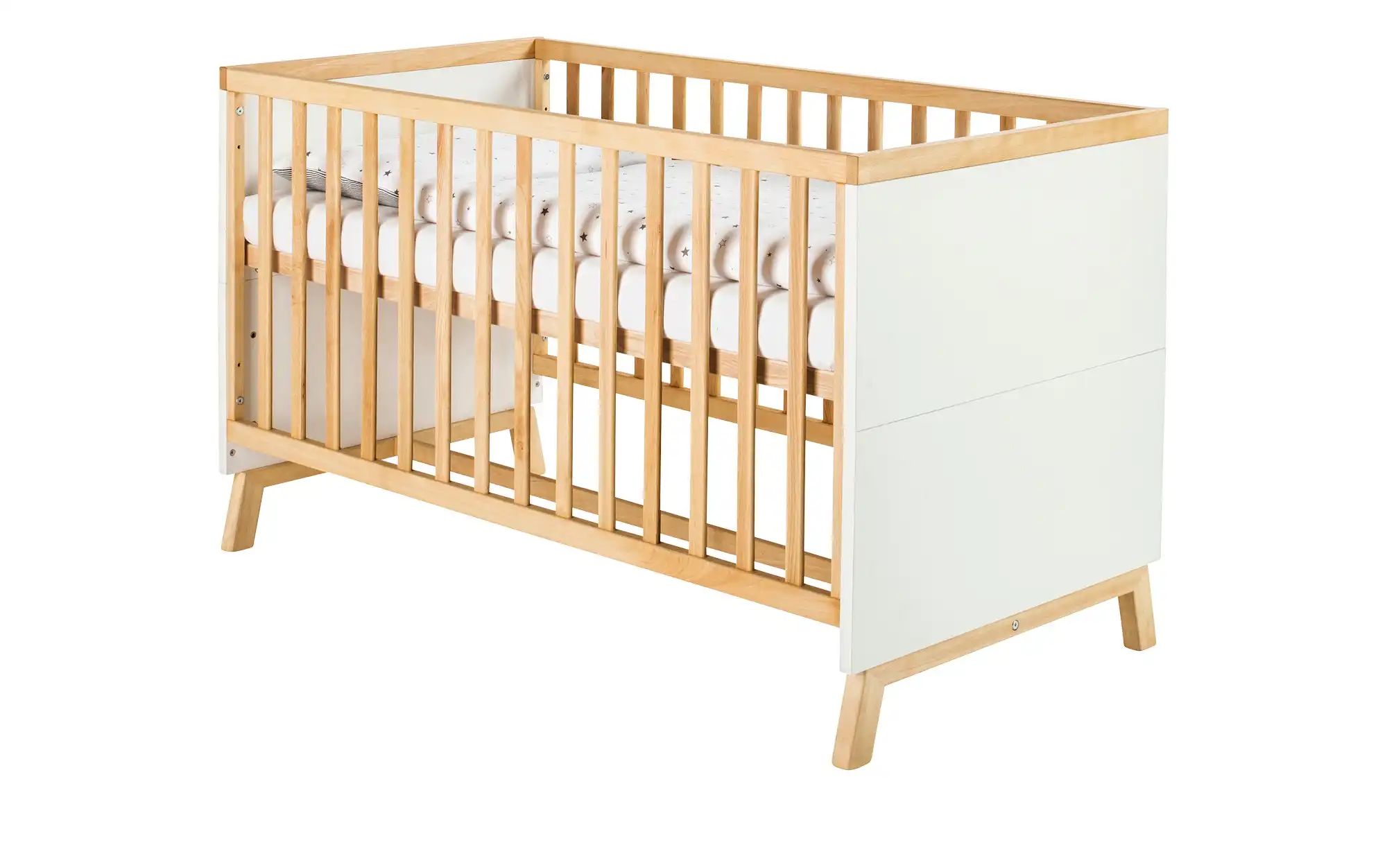 Kinderbett  Miami White ¦ weiß ¦ Maße (cm): B: 77 H: 86 Baby > Babymöbel > günstig online kaufen