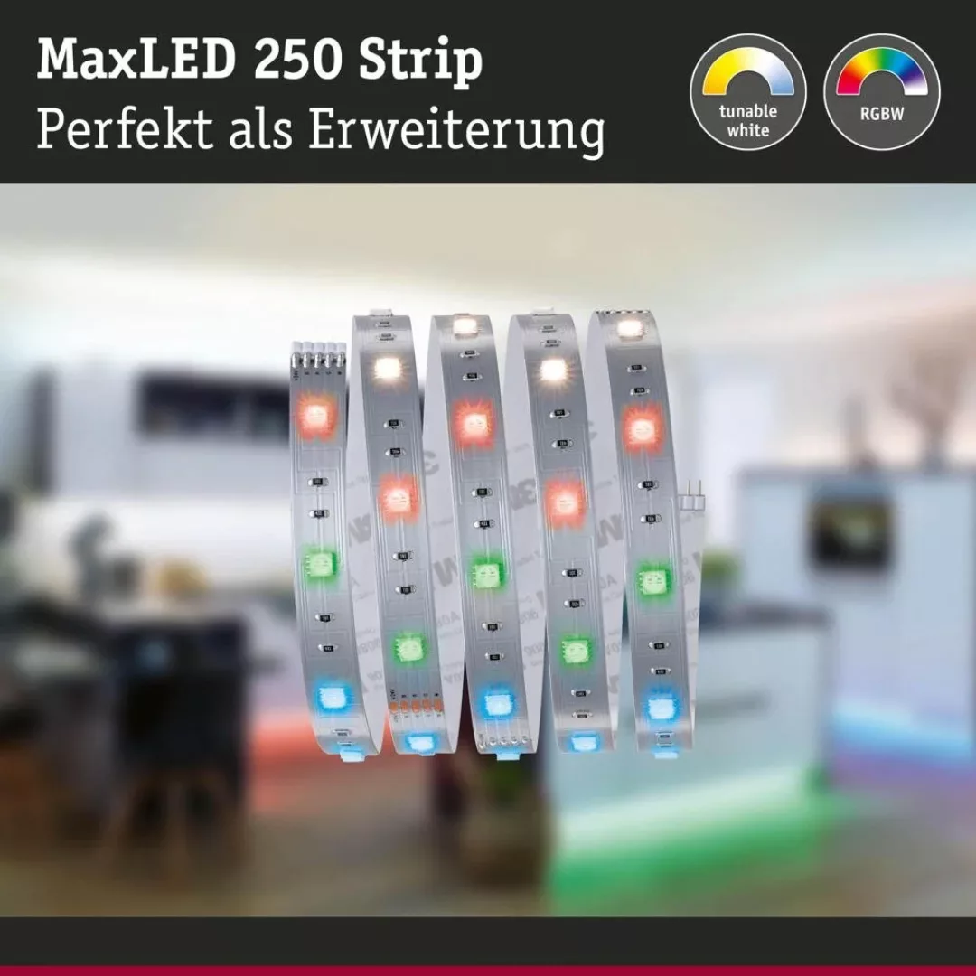 LED Strip MaxLED in Silber 7W 270lm RGBW 1000mm günstig online kaufen