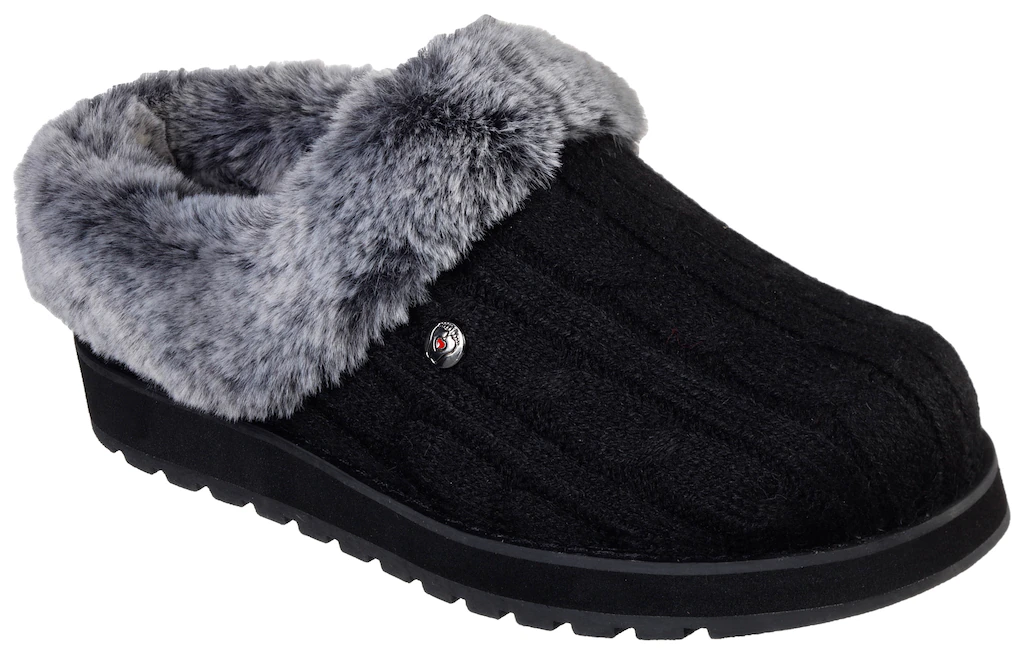 Skechers Pantoffel "KEEPSAKES - ICE ANGEL", Hausschuh in Strick-Optik günstig online kaufen