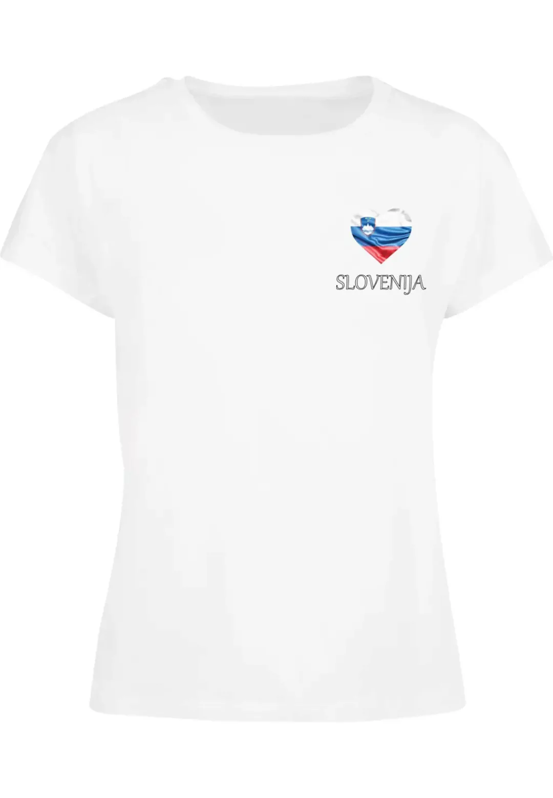 Merchcode T-Shirt "Merchcode Ladies Merchcode Football - Slovenia T-shirt" günstig online kaufen