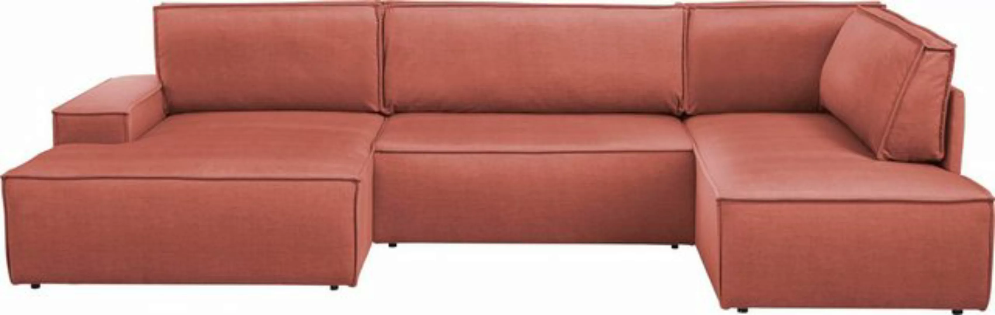 Home affaire Wohnlandschaft SHERWOOD XXL 329 cm, U-Form, Schlafsofa, Schlaf günstig online kaufen