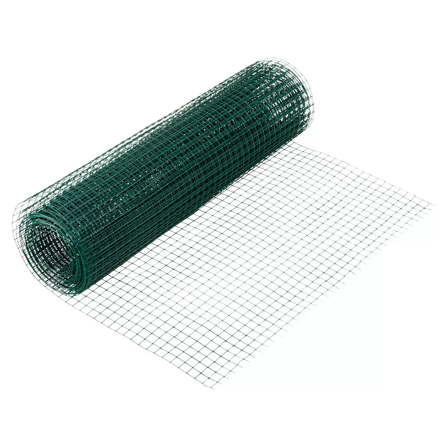 Volierengitter Maschenweite 12,7 mm 5 m x 0,5 m Stärke 0,9 mm PVC Grün günstig online kaufen